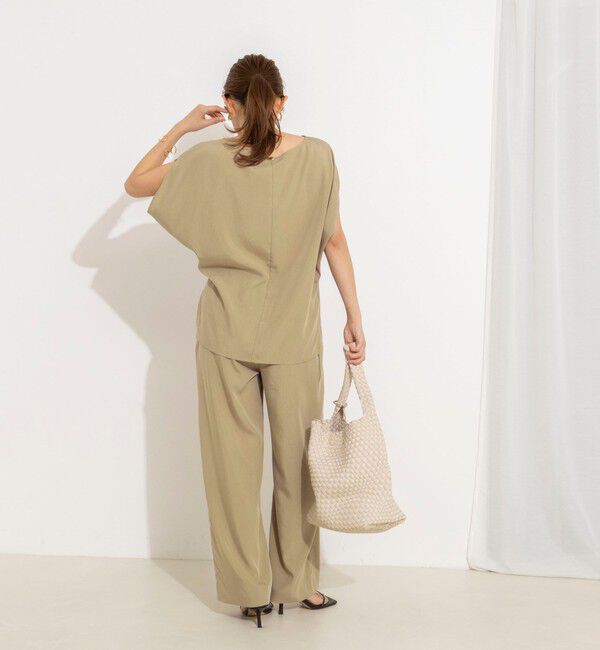 NOLLEY'S「【WEB＆一部店舗限定】ウォッシャブルサンドウォッシュイージーワイドパンツ」|その他|