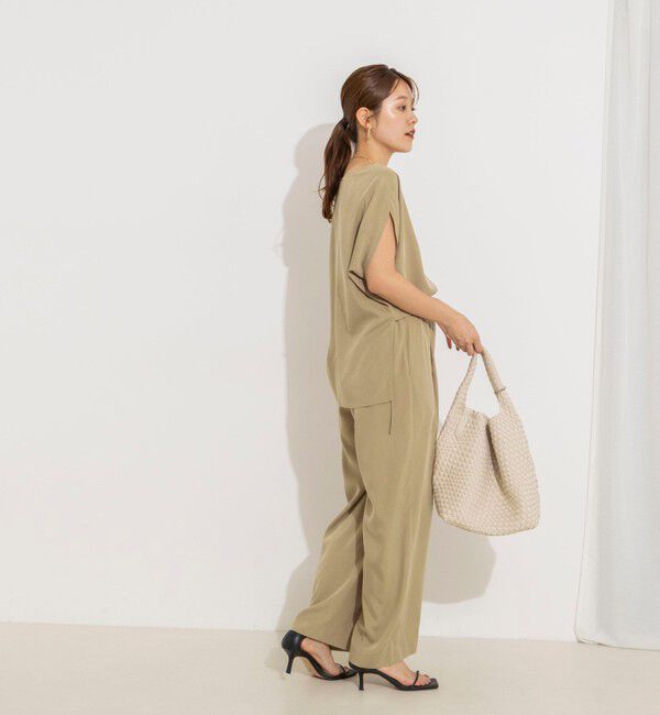 NOLLEY'S「【WEB＆一部店舗限定】ウォッシャブルサンドウォッシュイージーワイドパンツ」|その他|