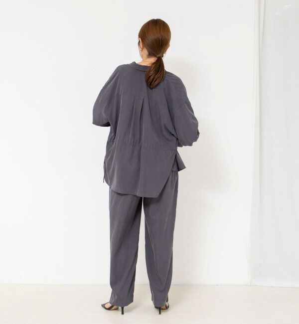 NOLLEY'S「【WEB＆一部店舗限定】ウォッシャブルサンドウォッシュイージーワイドパンツ」|その他|