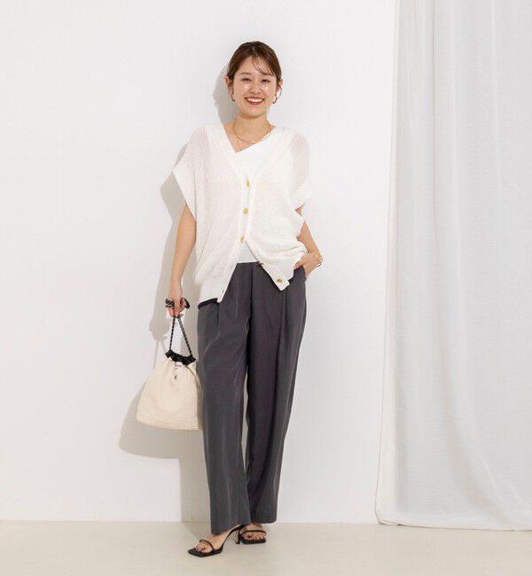 NOLLEY'S「【WEB＆一部店舗限定】ウォッシャブルサンドウォッシュイージーワイドパンツ」|その他|