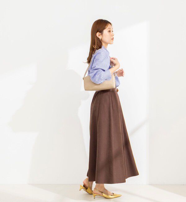 NOLLEY'S「ウォッシャブルストライプベーシックシャツ」|シャツ・ブラウス|