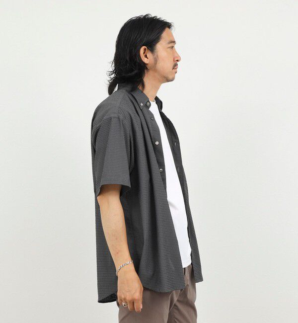 NOLLEY'S goodman「DotAir ドットエアー半袖B.D. ボタンダウンシャツ 通気性/UVカット 26SS」|シャツ・ブラウス|