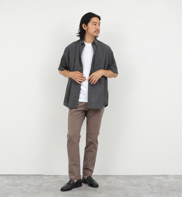 NOLLEY'S goodman「DotAir ドットエアー半袖B.D. ボタンダウンシャツ 通気性/UVカット 26SS」|シャツ・ブラウス|