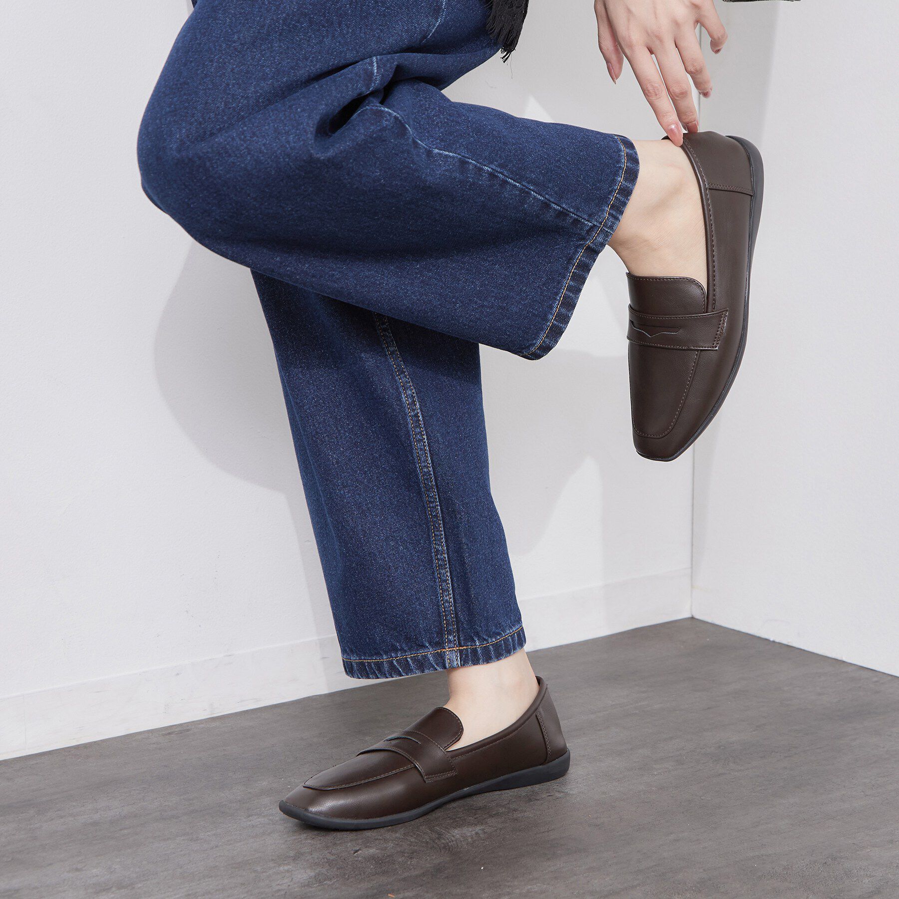 OPAQUE.CLIP「【軽量／通勤対応】ベーシックコインローファー」|パンプス|