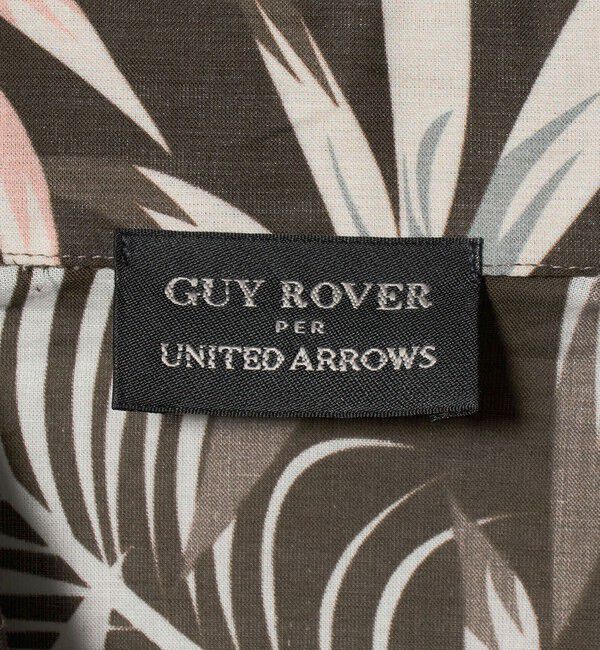 UNITED ARROWS「【別注】＜GUY ROVER＞リーフプリント ショートスリーブ オープンカラーシャツ」|シャツ・ブラウス|