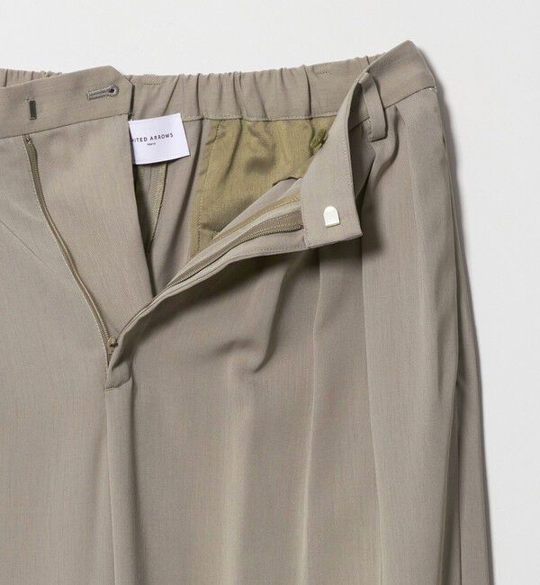 UNITED ARROWS「タック ビッグ ワイドパンツ」|スラックス|