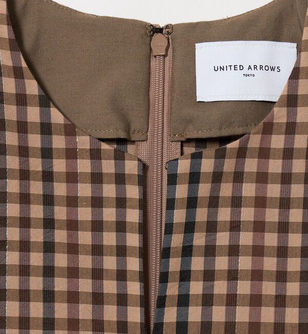 UNITED ARROWS「ギンガムチェック ワンピース ‐ウォッシャブル‐」|ワンピース|