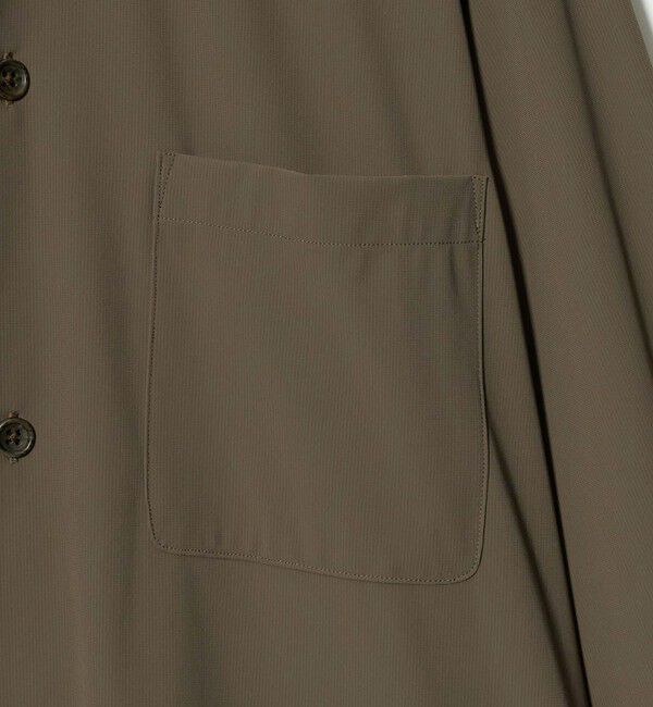 UNITED ARROWS「ナイロン/ポリウレタン エコニール シャツ タテヨコストレッチ」|カーディガン|