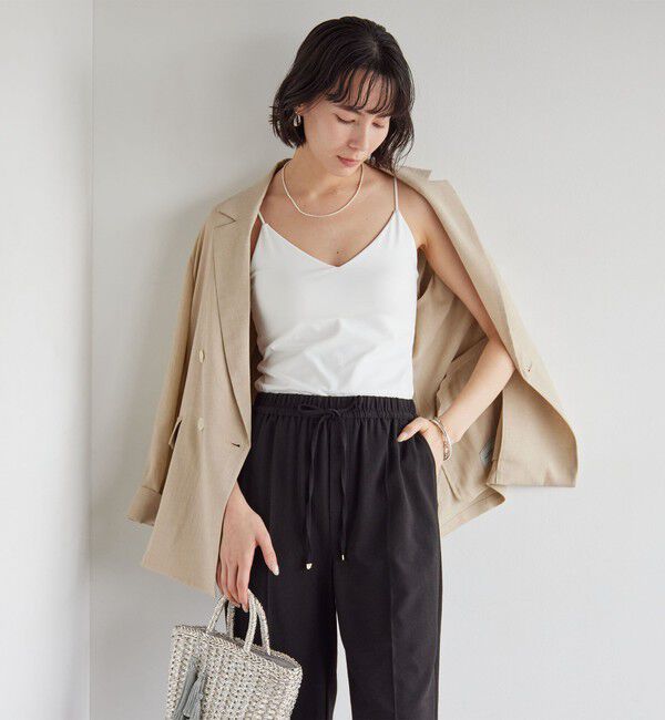 UNITED ARROWS green label relaxing「Vネックキャミソール / カップインナー」|キャミソール|