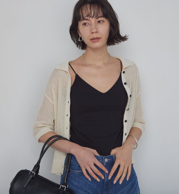UNITED ARROWS green label relaxing「Vネックキャミソール / カップインナー」|キャミソール|