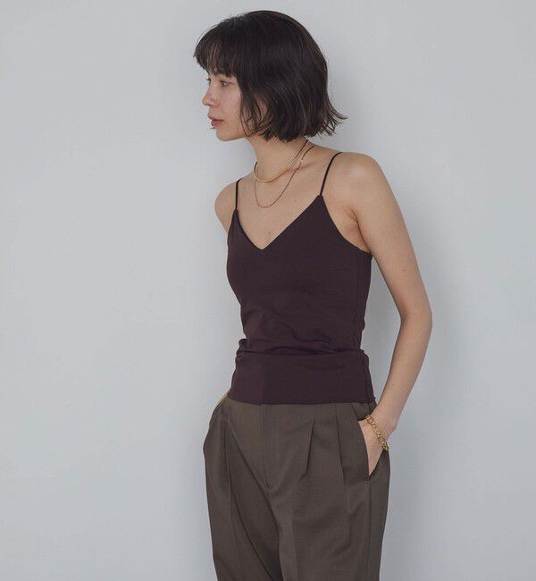 UNITED ARROWS green label relaxing「Vネックキャミソール / カップインナー」|キャミソール|