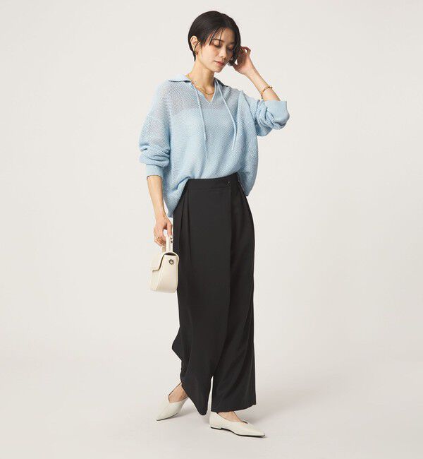 UNITED ARROWS green label relaxing「ラップ ワイド パンツ」|その他|