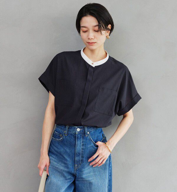 UNITED ARROWS green label relaxing「Breeze Cool ポケット シャツ マシンウォッシャブル 吸水速乾 通気性 UVカット」|シャツ・ブラウス|