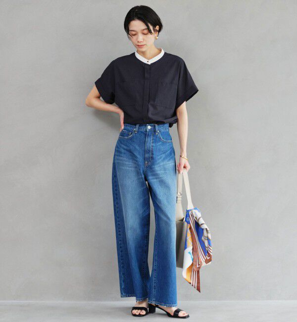 UNITED ARROWS green label relaxing「Breeze Cool ポケット シャツ マシンウォッシャブル 吸水速乾 通気性 UVカット」|シャツ・ブラウス|