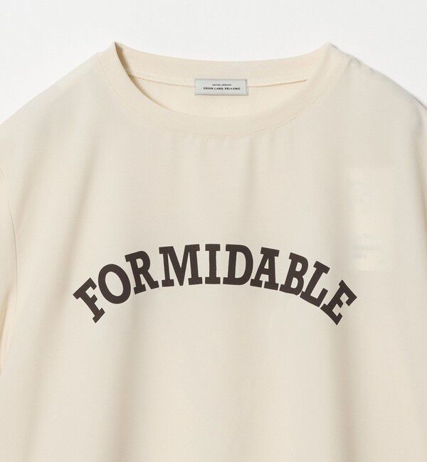 UNITED ARROWS green label relaxing「【WEB限定】＜at ease＞ジョーゼット プリント カットソー  吸水速乾」|Tシャツ・カットソー|