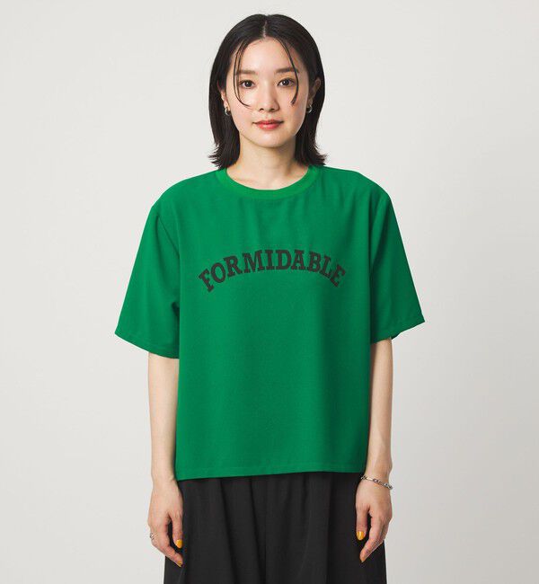 UNITED ARROWS green label relaxing「【WEB限定】＜at ease＞ジョーゼット プリント カットソー  吸水速乾」|Tシャツ・カットソー|