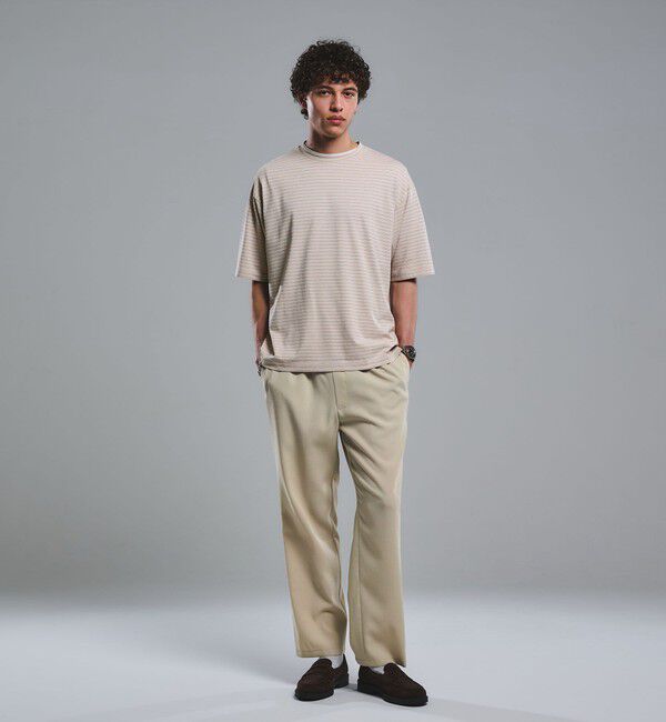 UNITED ARROWS green label relaxing「フェード ボーダー クルーネック 半袖 Tシャツ」|Tシャツ・カットソー|