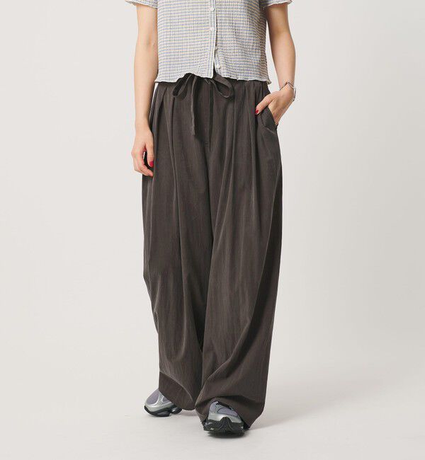 BEAUTY&YOUTH UNITED ARROWS「セルロースブレンド  ベルトループ ワイドパンツ ウォッシャブル」|その他|