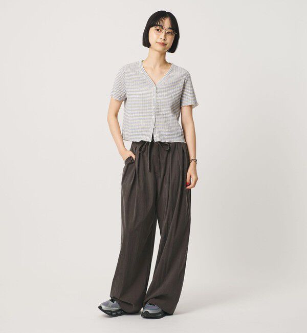 BEAUTY&YOUTH UNITED ARROWS「セルロースブレンド  ベルトループ ワイドパンツ ウォッシャブル」|その他|