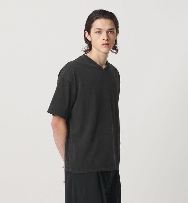 MONKEY TIME「ウォッシュド Vネック Tシャツ」|Tシャツ・カットソー|