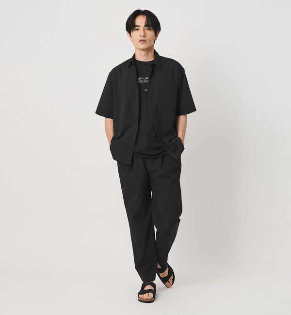 BEAUTY&YOUTH UNITED ARROWS「KOMATSU PACK トロピカル レギュラー シャツ FORM型 ストレッチ 吸水速乾 UVカット セットアップ対応」|シャツ・ブラウス|