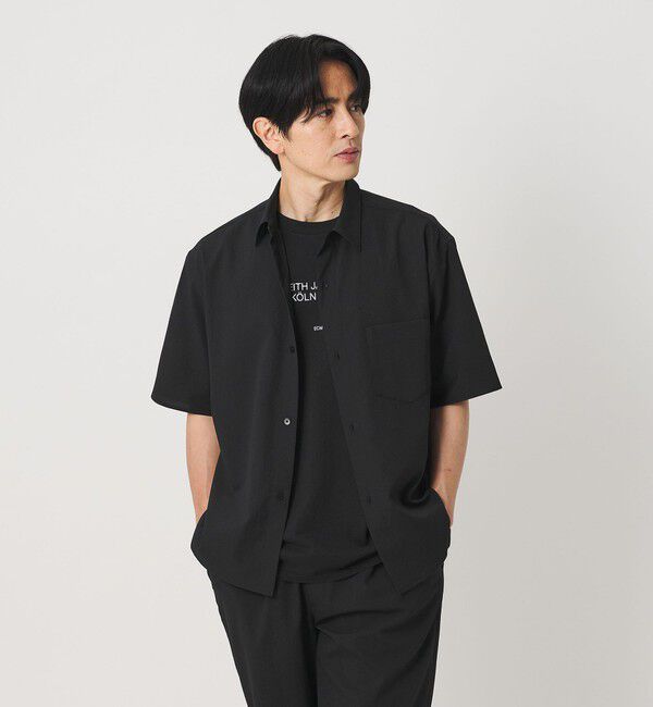 BEAUTY&YOUTH UNITED ARROWS「KOMATSU PACK トロピカル レギュラー シャツ FORM型 ストレッチ 吸水速乾 UVカット セットアップ対応」|シャツ・ブラウス|