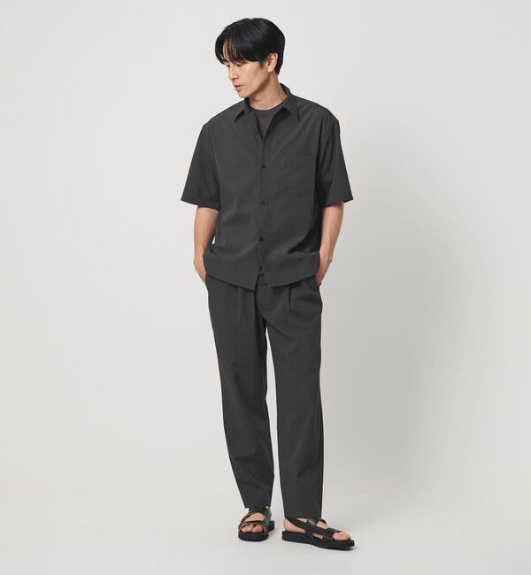 BEAUTY&YOUTH UNITED ARROWS「KOMATSU PACK トロピカル レギュラー シャツ FORM型 ストレッチ 吸水速乾 UVカット セットアップ対応」|シャツ・ブラウス|