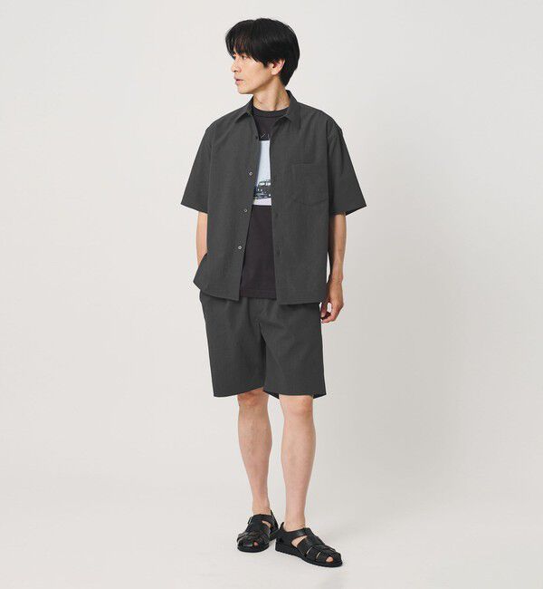 BEAUTY&YOUTH UNITED ARROWS「KOMATSU PACK トロピカル レギュラー シャツ FORM型 ストレッチ 吸水速乾 UVカット セットアップ対応」|シャツ・ブラウス|