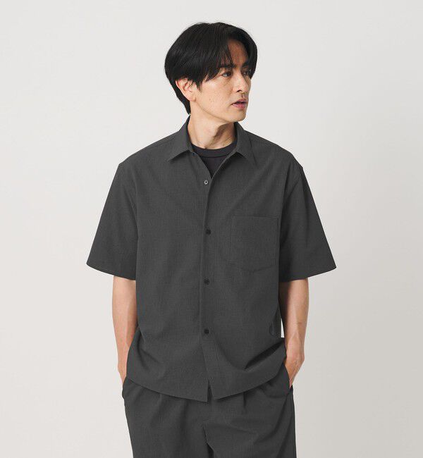 BEAUTY&YOUTH UNITED ARROWS「KOMATSU PACK トロピカル レギュラー シャツ FORM型 ストレッチ 吸水速乾 UVカット セットアップ対応」|シャツ・ブラウス|