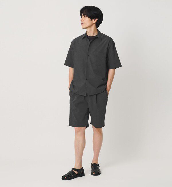 BEAUTY&YOUTH UNITED ARROWS「KOMATSU PACK トロピカル レギュラー シャツ FORM型 ストレッチ 吸水速乾 UVカット セットアップ対応」|シャツ・ブラウス|