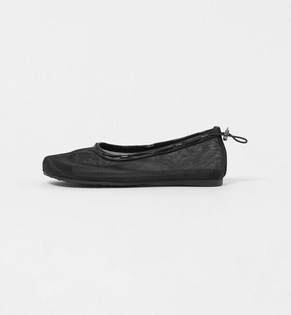 BEAUTY&YOUTH UNITED ARROWS「【別注】＜PAES＞メッシュ ストリング フラットシューズ/ブラック」|バレエシューズ|