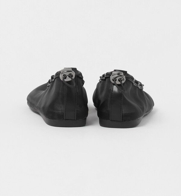 BEAUTY&YOUTH UNITED ARROWS「【別注】＜PAES＞メッシュ ストリング フラットシューズ/ブラック」|バレエシューズ|