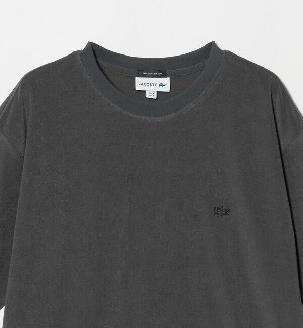 BEAUTY&YOUTH UNITED ARROWS「＜LACOSTE for BEAUTY&YOUTH＞ ワントーン パイル ショートスリーブ Tシャツ」|Tシャツ・カットソー|