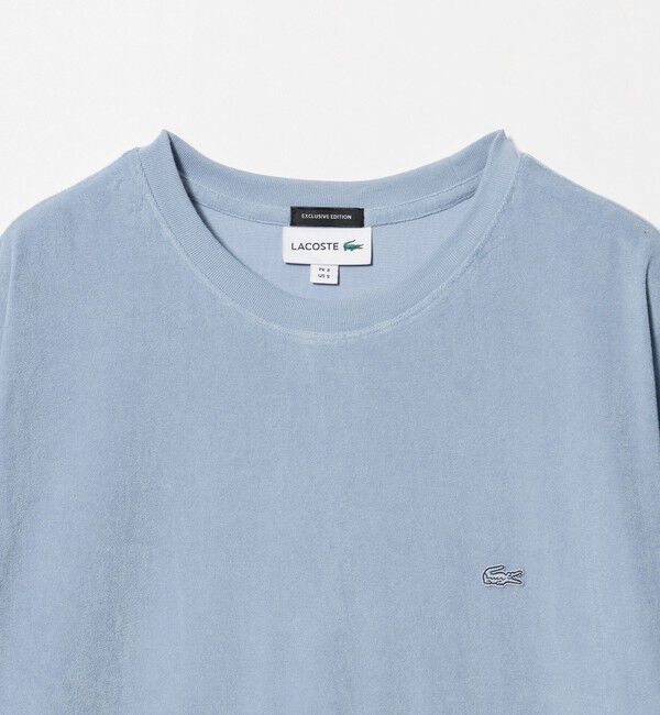 BEAUTY&YOUTH UNITED ARROWS「＜LACOSTE for BEAUTY&YOUTH＞ ワントーン パイル ショートスリーブ Tシャツ」|Tシャツ・カットソー|