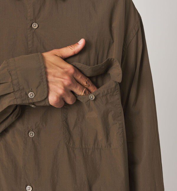 STEVEN ALAN「＜Steven Alan＞ シアー ナイロン ガーメントダイ シャツ」|シャツ・ブラウス|