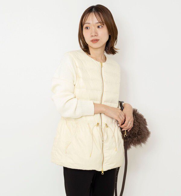 NOLLEY'S「【WEB＆一部店舗限定色アイテム】【TAION/タイオン】ニットコンビダウンジャケット」|ダウン|