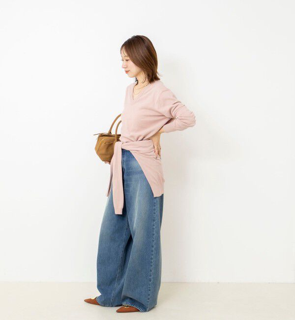 NOLLEY'S「【 SHOP PRESS二見別注カラー】レイヤードピース付きVネックプルオーバー」|ニット・セーター|