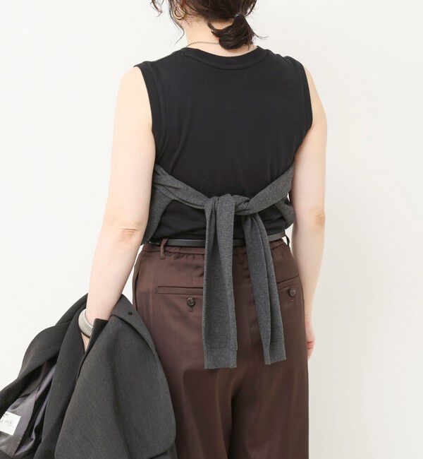 NOLLEY'S「【 SHOP PRESS二見別注カラー】レイヤードピース付きVネックプルオーバー」|ニット・セーター|