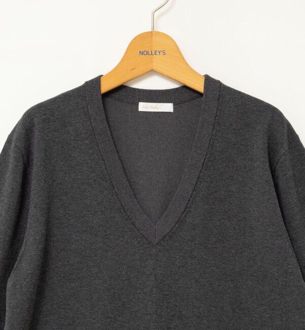 NOLLEY'S「【 SHOP PRESS二見別注カラー】レイヤードピース付きVネックプルオーバー」|ニット・セーター|