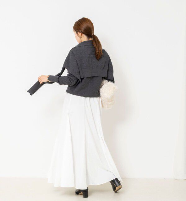NOLLEY'S「【 SHOP PRESS二見別注カラー】レイヤードピース付きVネックプルオーバー」|ニット・セーター|
