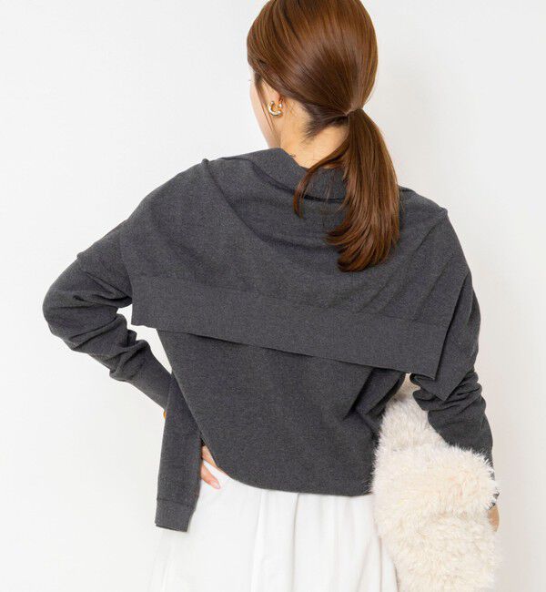 NOLLEY'S「【 SHOP PRESS二見別注カラー】レイヤードピース付きVネックプルオーバー」|ニット・セーター|