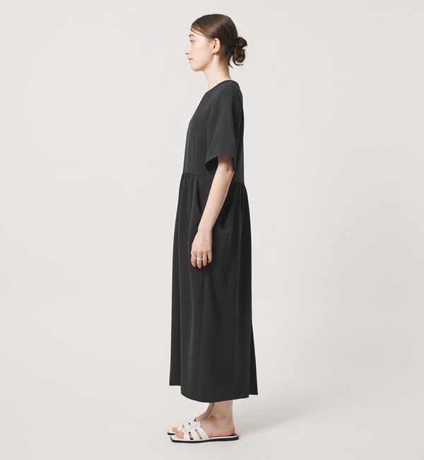 UNITED ARROWS「COMFY ショートスリーブ ワンピース ‐防汚 UVカット ウォッシャブル‐」|ワンピース|