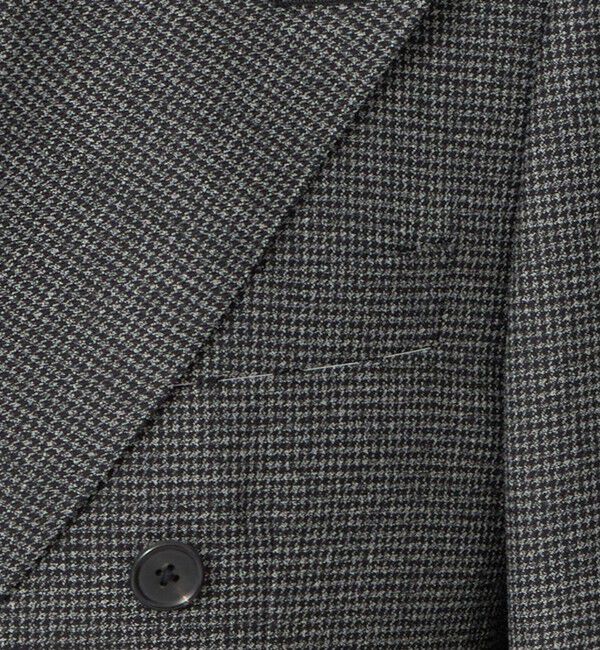 UNITED ARROWS「ハウンドトゥース ダブル 6ボタン テーラードジャケット ヨコストレッチ」|スーツ|