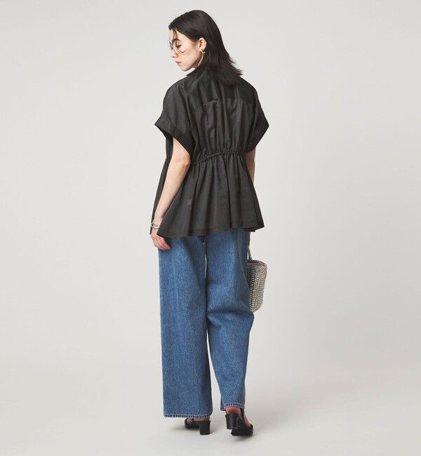 UNITED ARROWS green label relaxing「【結論シリーズ】ギャザーハイウエストブラウス」|シャツ・ブラウス|