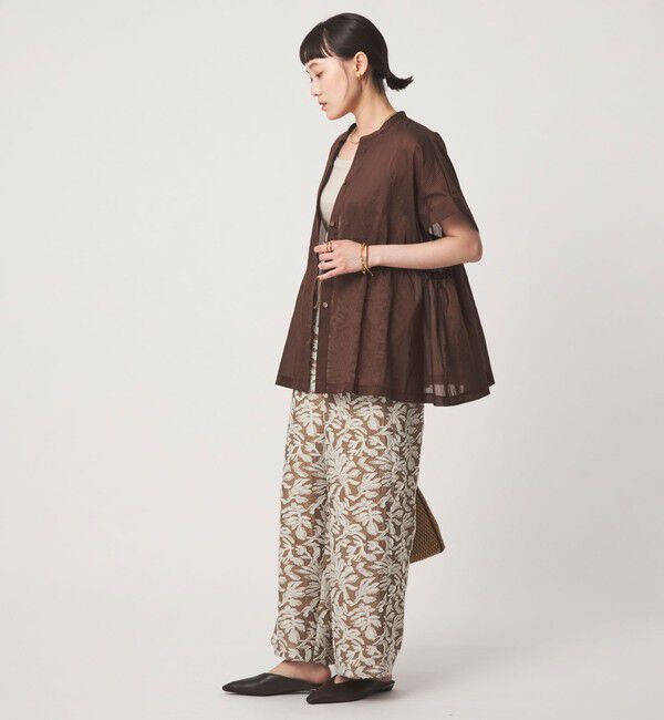 UNITED ARROWS green label relaxing「【結論シリーズ】ギャザーハイウエストブラウス」|シャツ・ブラウス|