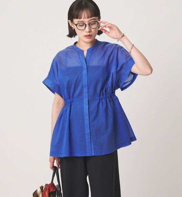 UNITED ARROWS green label relaxing「【結論シリーズ】ギャザーハイウエストブラウス」|シャツ・ブラウス|ROYAL