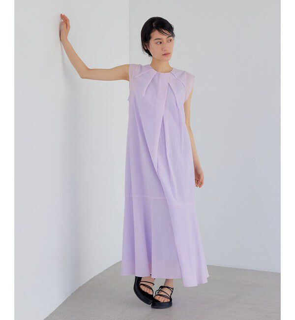 EMMEL REFINES「＜EMMEL REFINES＞EM C/PEシフォン 2WAY ワンピース」|ワンピース|