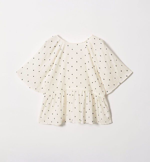 EMMEL REFINES「＜EMMEL REFINES＞EM カットドビー 2WAY ブラウス」|シャツ・ブラウス|