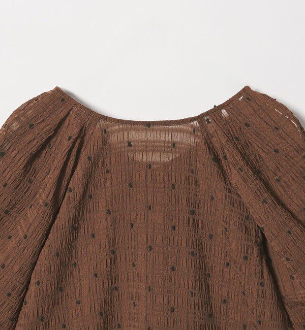 EMMEL REFINES「＜EMMEL REFINES＞EM カットドビー 2WAY ブラウス」|シャツ・ブラウス|