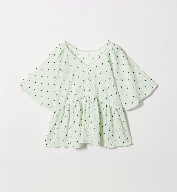 EMMEL REFINES「＜EMMEL REFINES＞EM カットドビー 2WAY ブラウス」|シャツ・ブラウス|